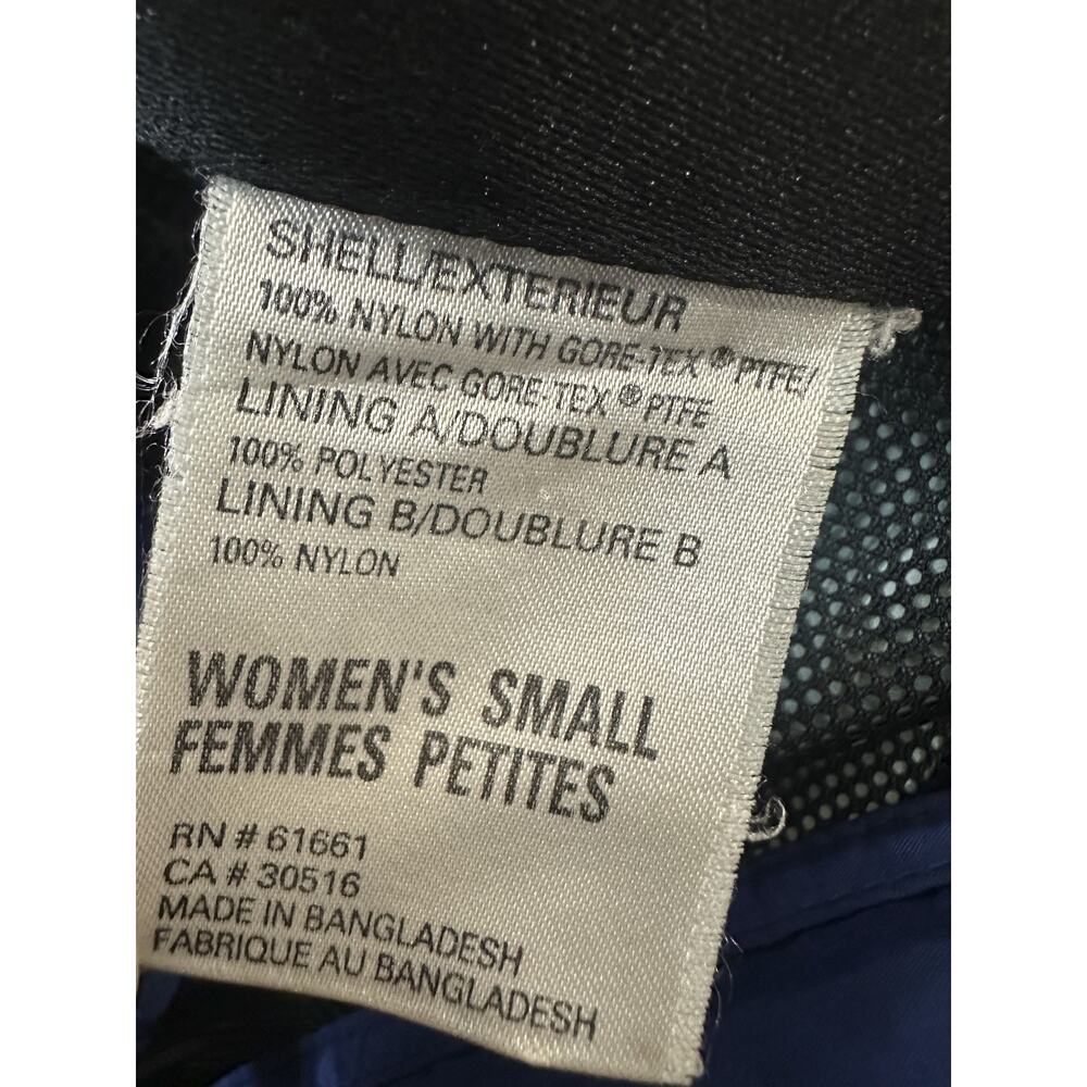 *Flawed The North Face GORE-TEX Blue Jacket Shell Women's Size Small Vintage Y2k - Picture 11 of 16